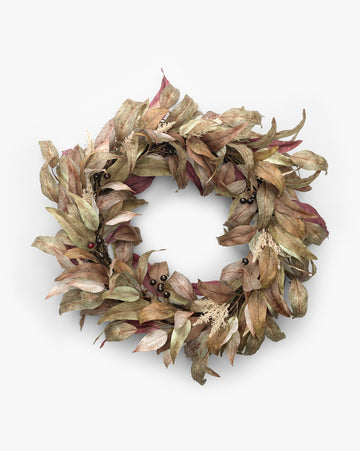 30" Faux Eucalyptus Wreath
