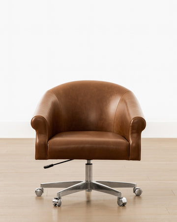 Clemence Leather Desk Chair