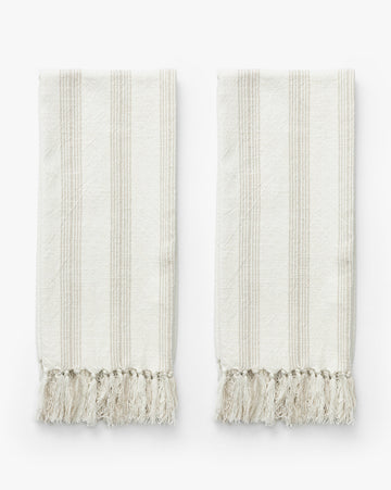French Stripe Hand Towels (Set of 2)
