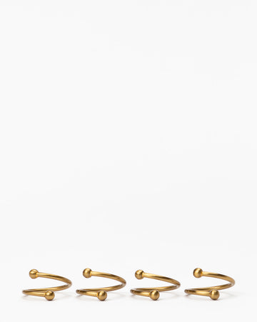 Kinne Metal Napkin Rings (Set of 4)