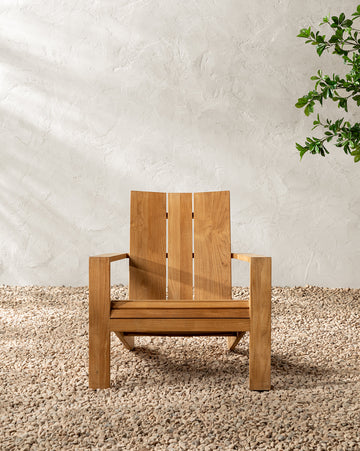 Triby Teak Outdoor Lounge Chair