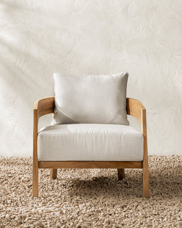 Vento Teak Outdoor Lounge Chair
