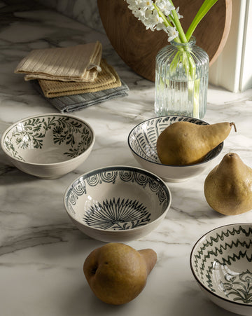 Mattia Hand-Painted Bowl