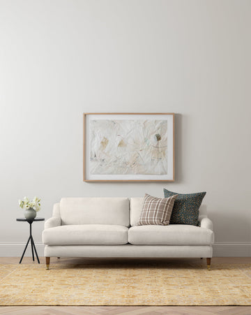 Lucille English Roll Arm Sofa 78"