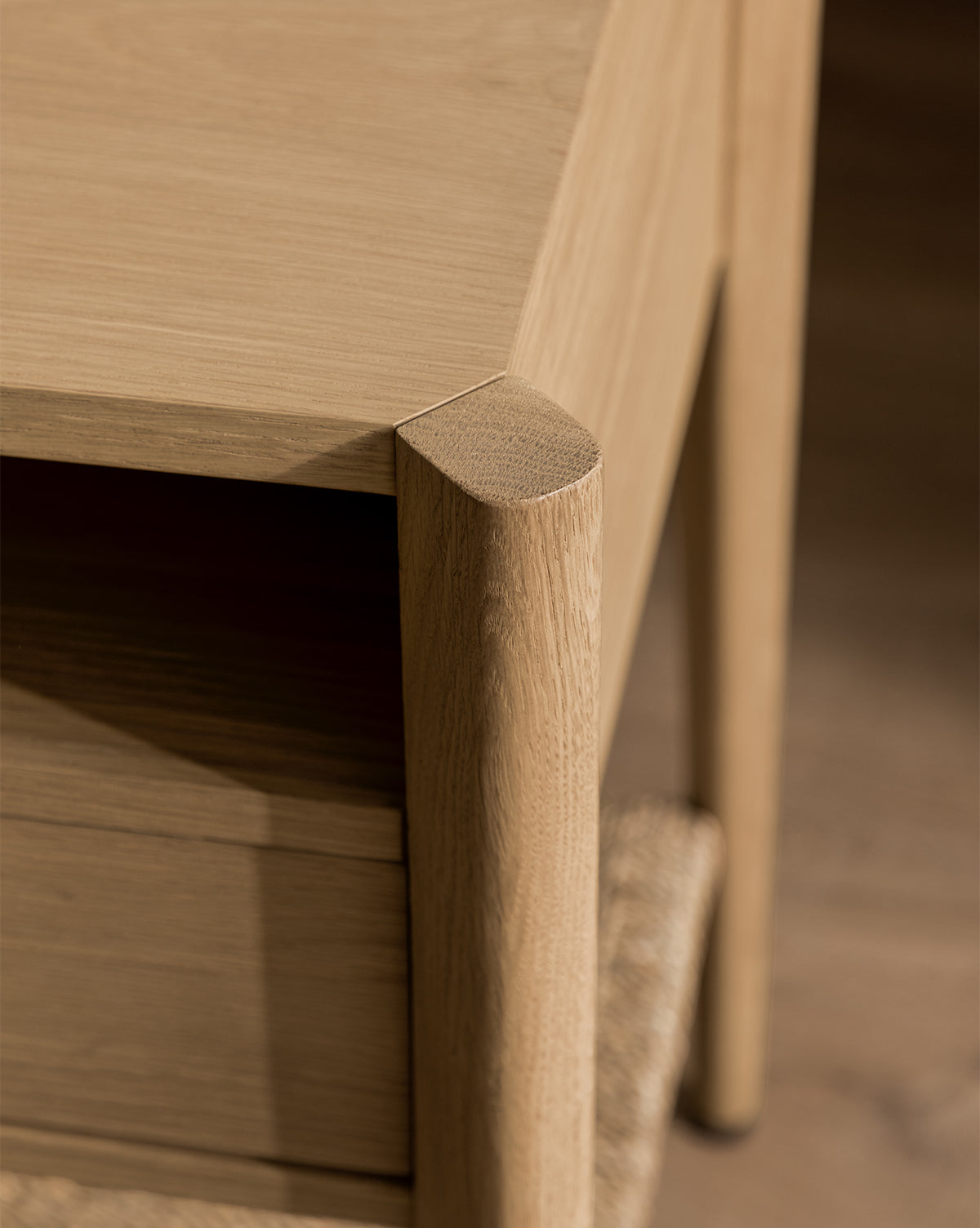 Dana White Oak Nightstand