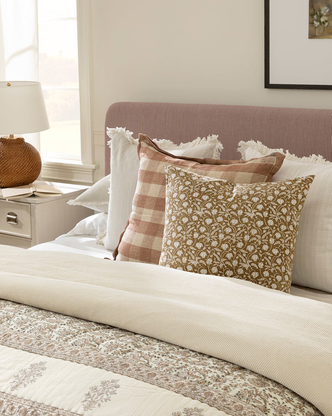Ravenna Block Print Pillow Cover