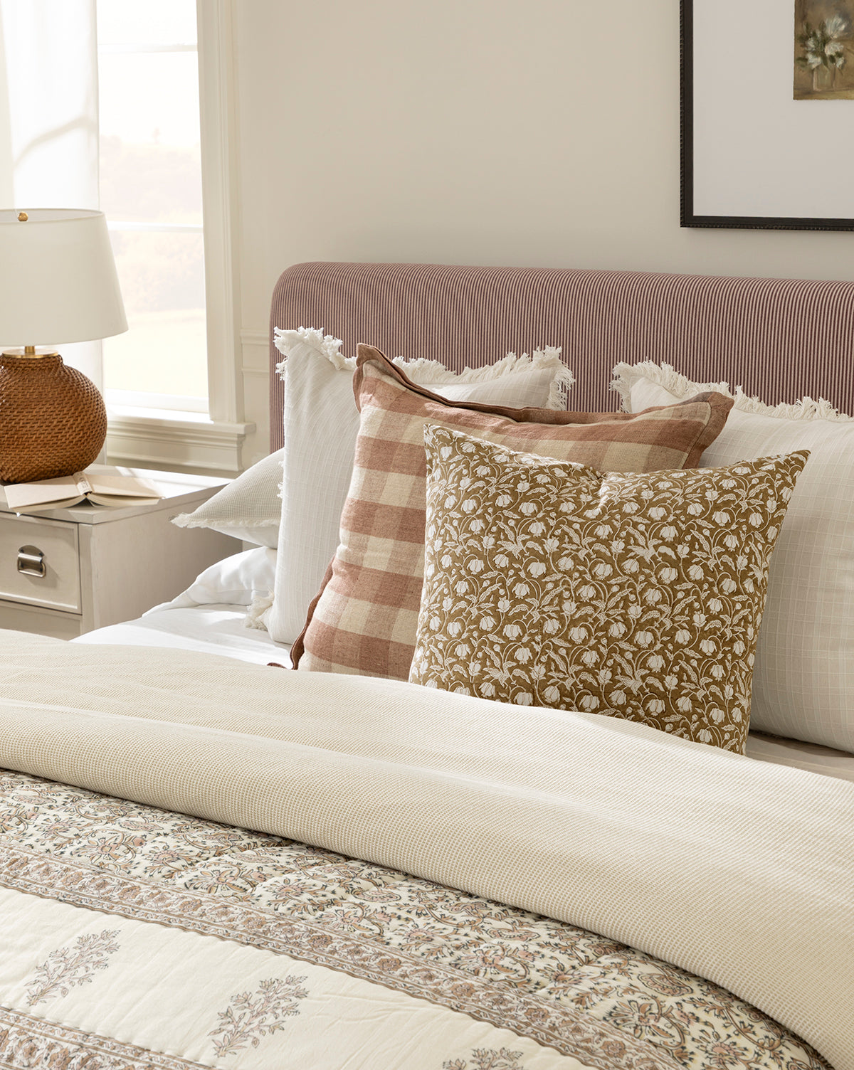 Ravenna Block Print Pillow Cover
