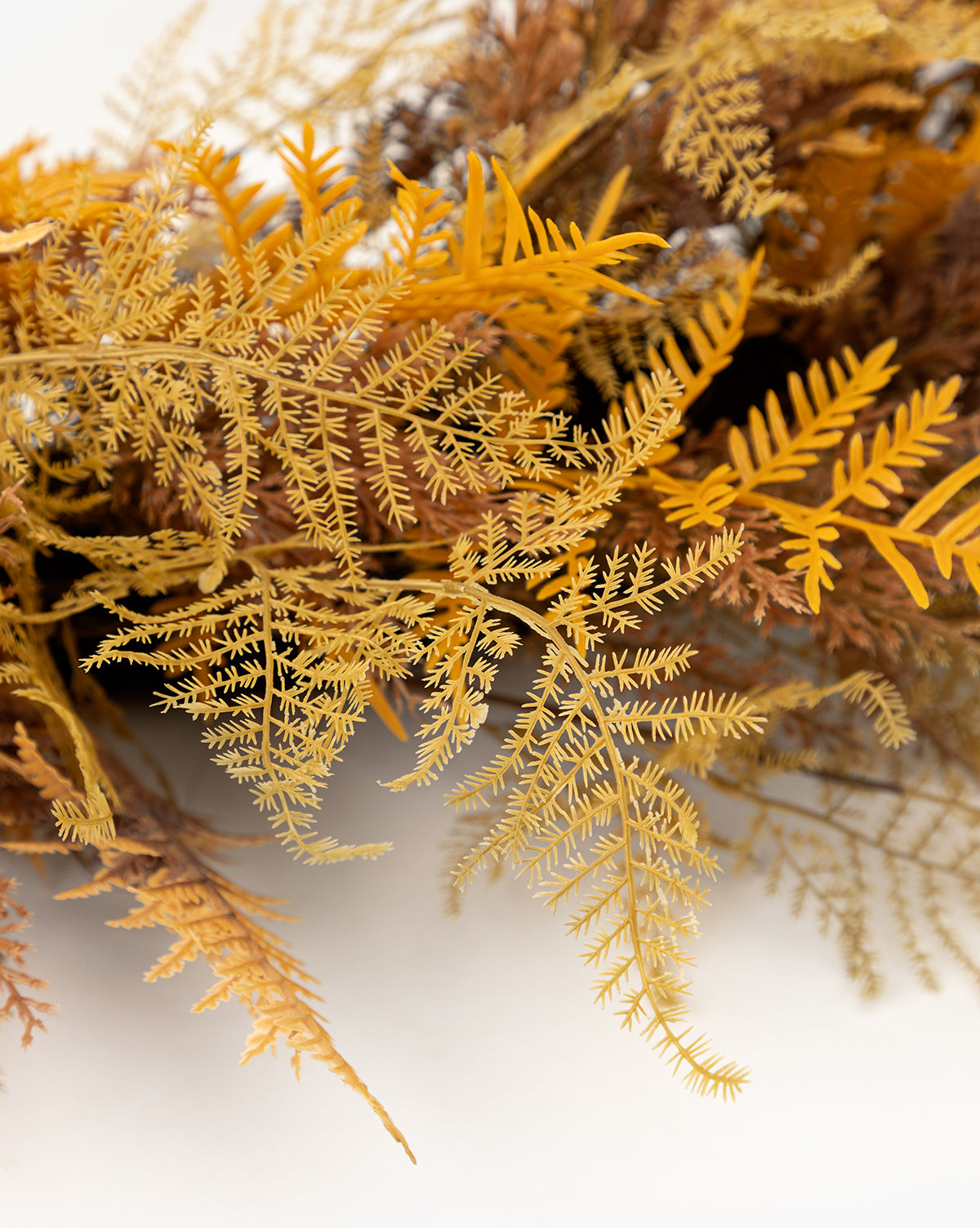 30" Faux Golden Fern Wreath