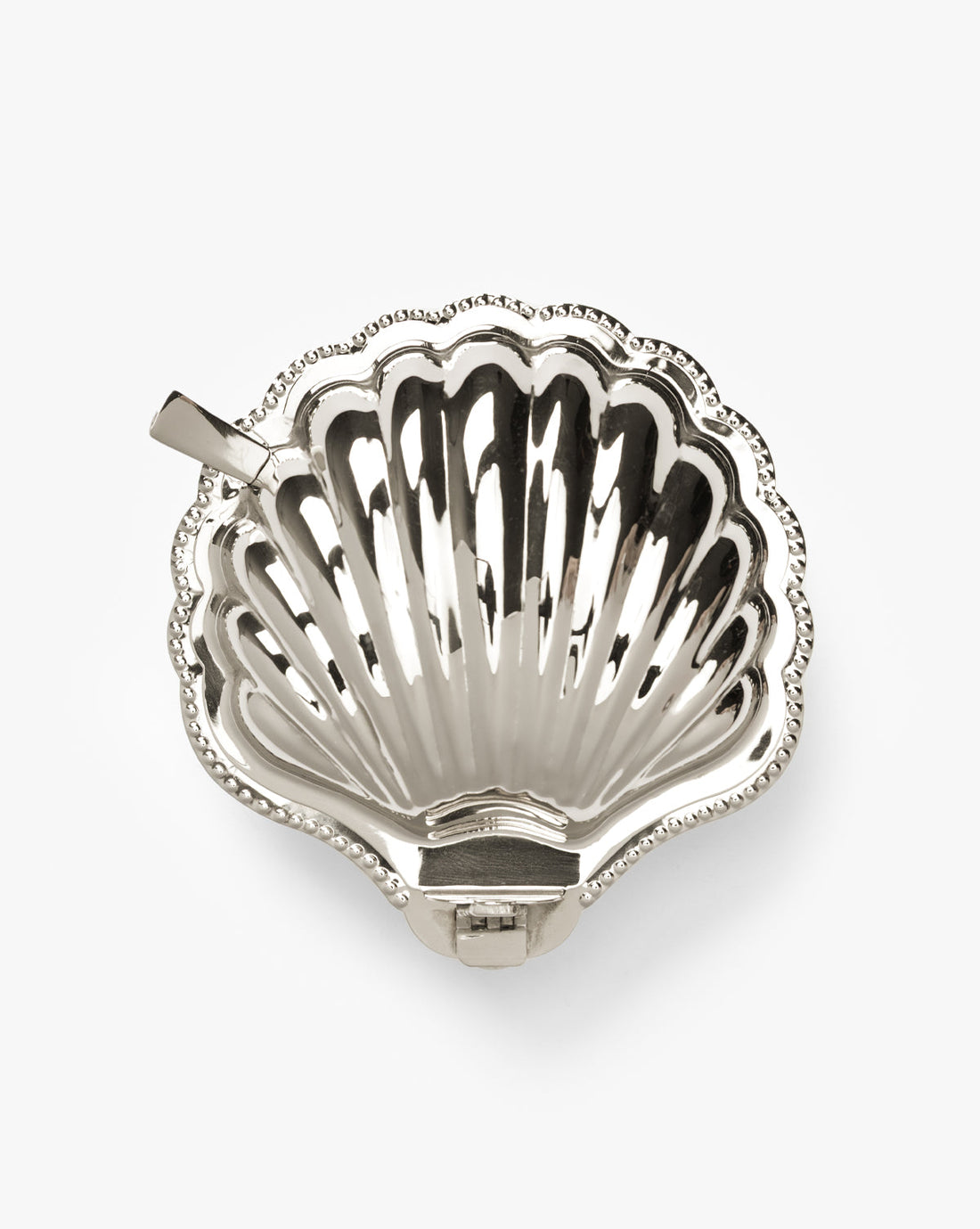 Clam Shell Serving Dish with Spoon