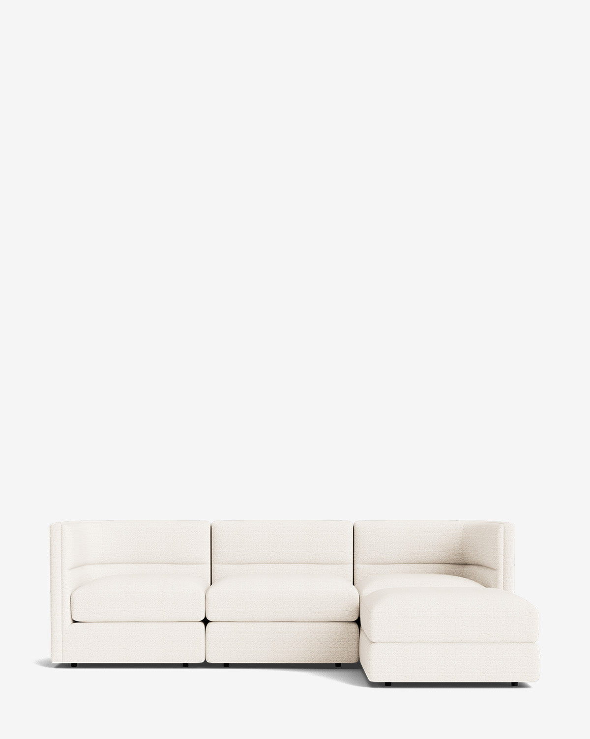 Claremont Modular Sofa with Ottoman 99"