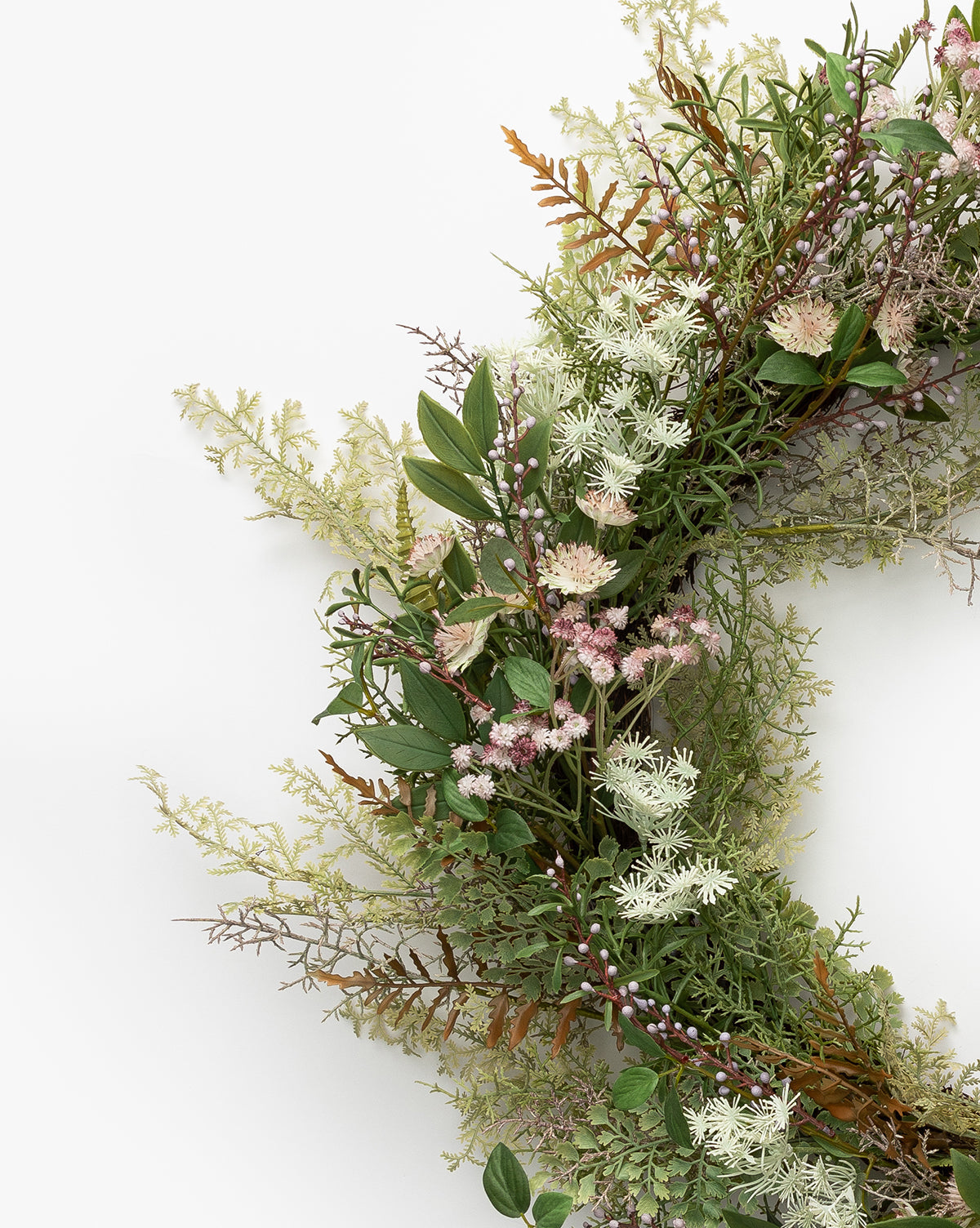 Faux Herbiflora Wreath
