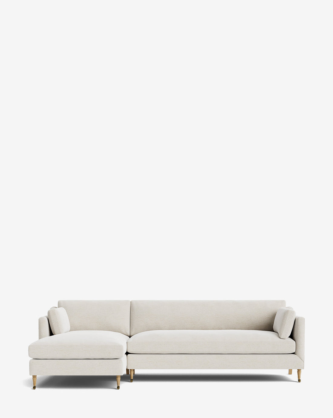 Haverford Upholstered Left Chaise Sectional 113"