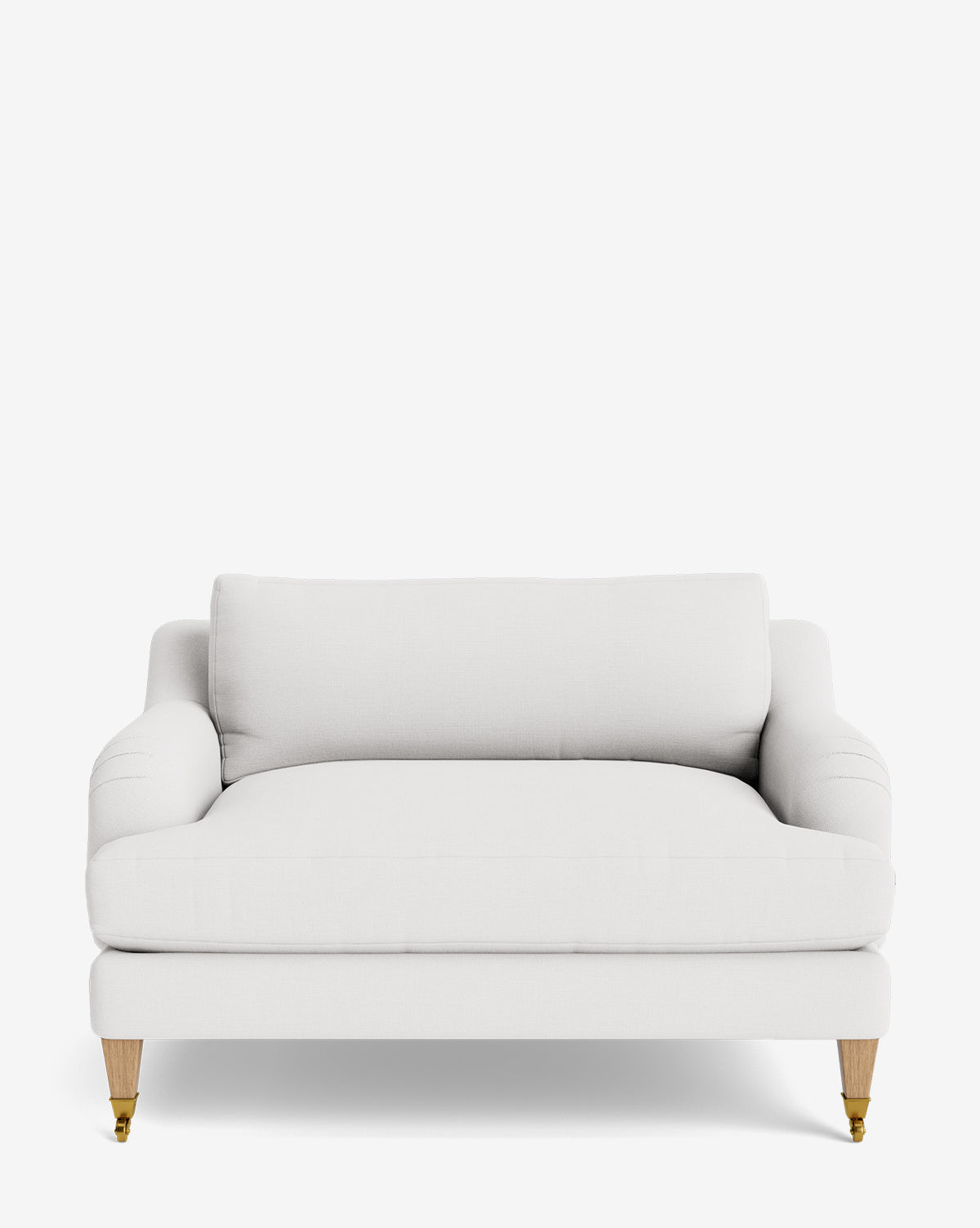 Lucille English Roll Arm Chair and a Half