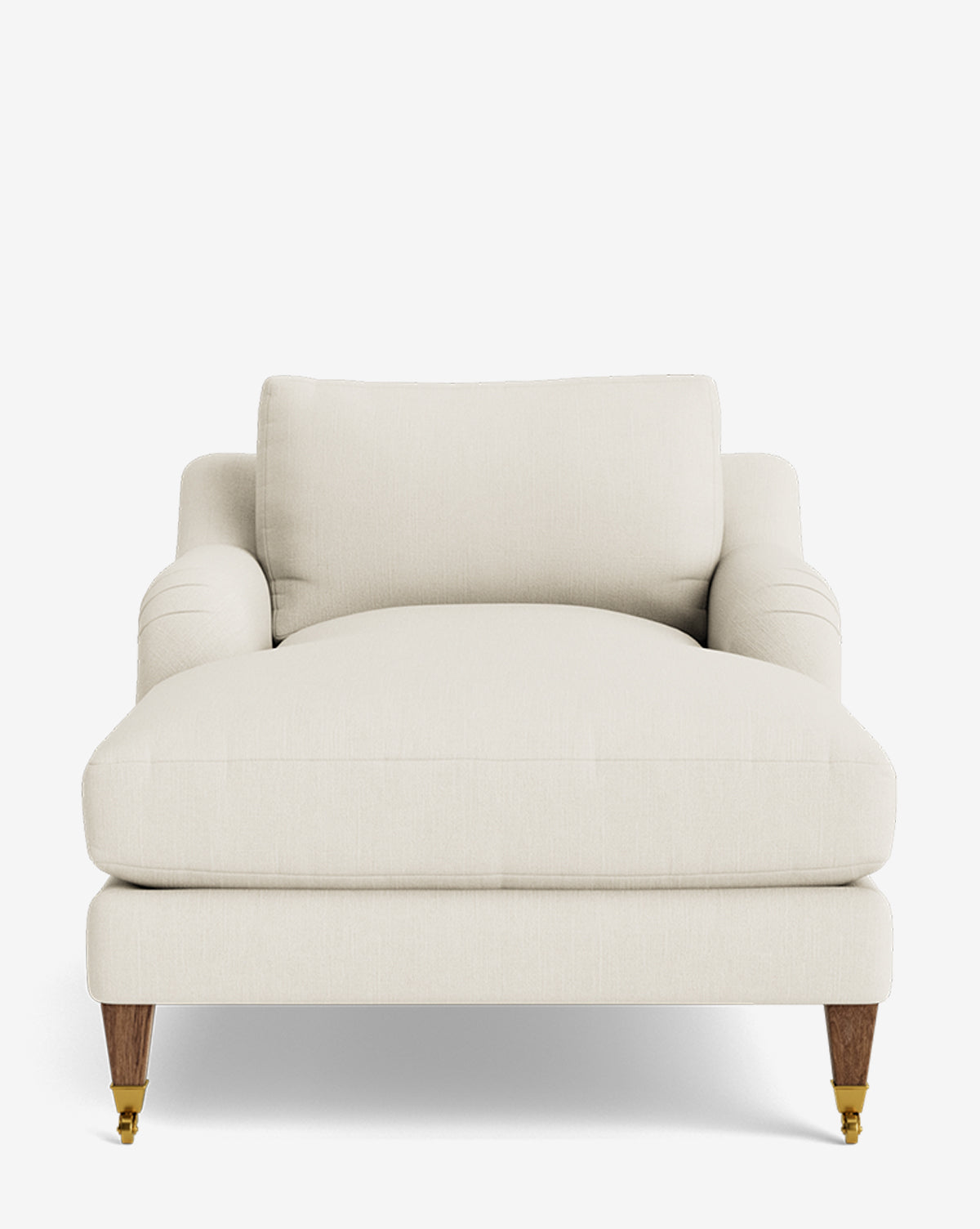Lucille English Roll Arm Chaise Lounge