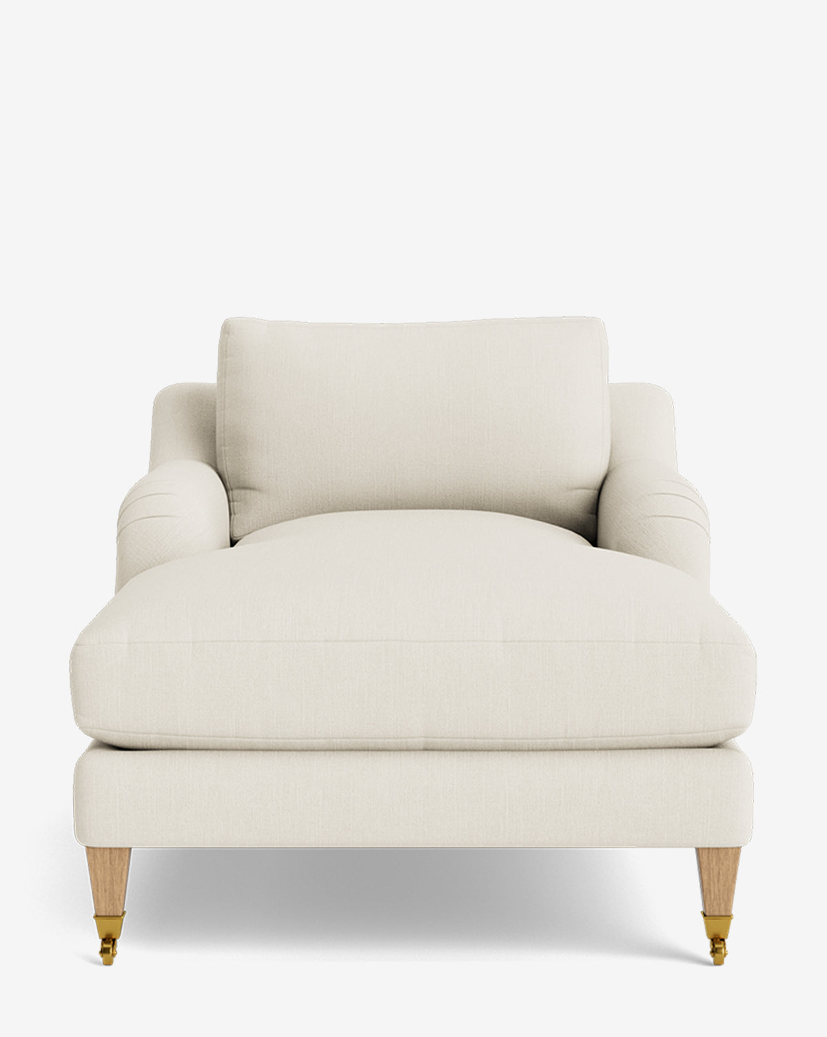 Lucille English Roll Arm Chaise Lounge