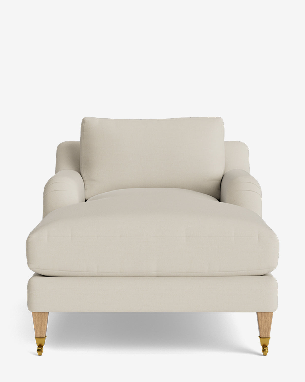 Lucille English Roll Arm Chaise Lounge