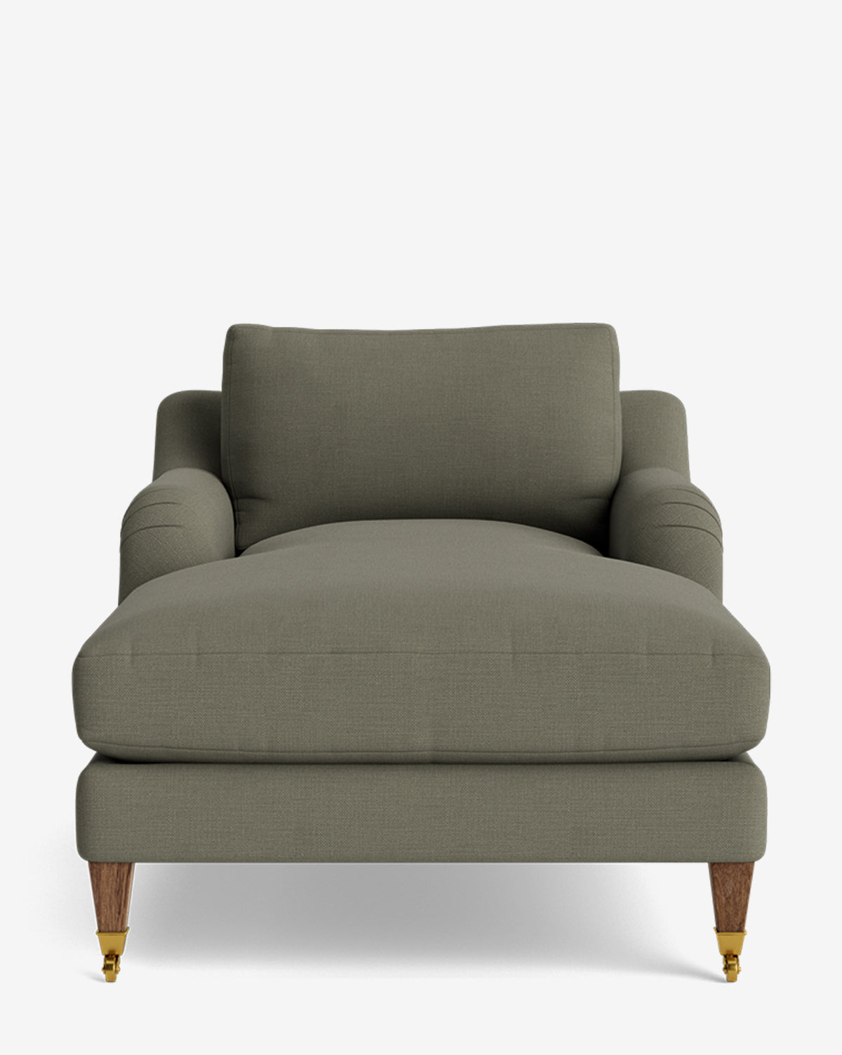 Lucille English Roll Arm Chaise Lounge