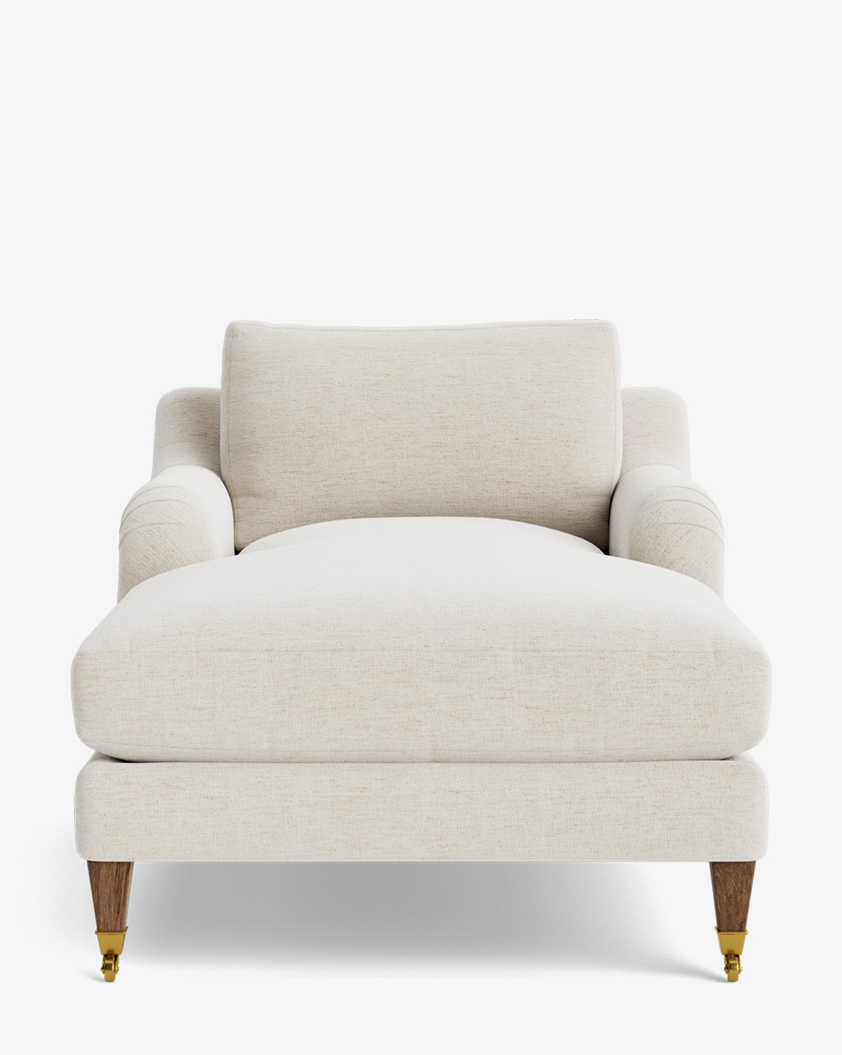 Lucille English Roll Arm Chaise Lounge