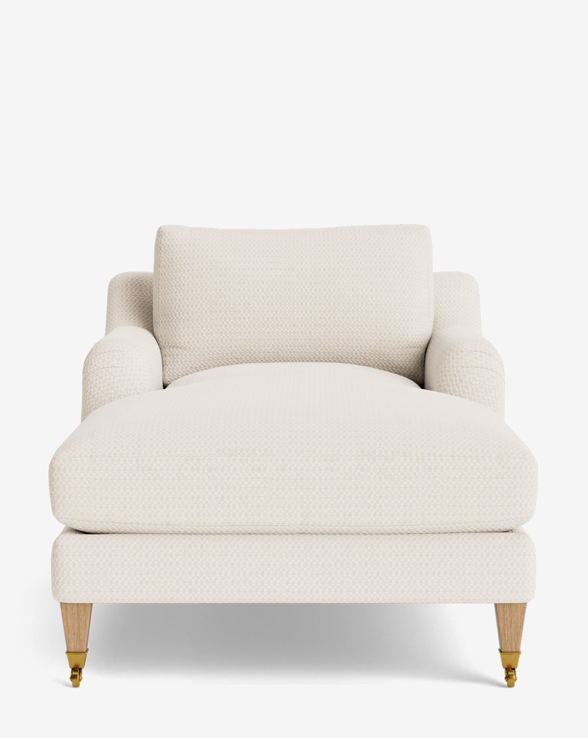 Lucille English Roll Arm Chaise Lounge