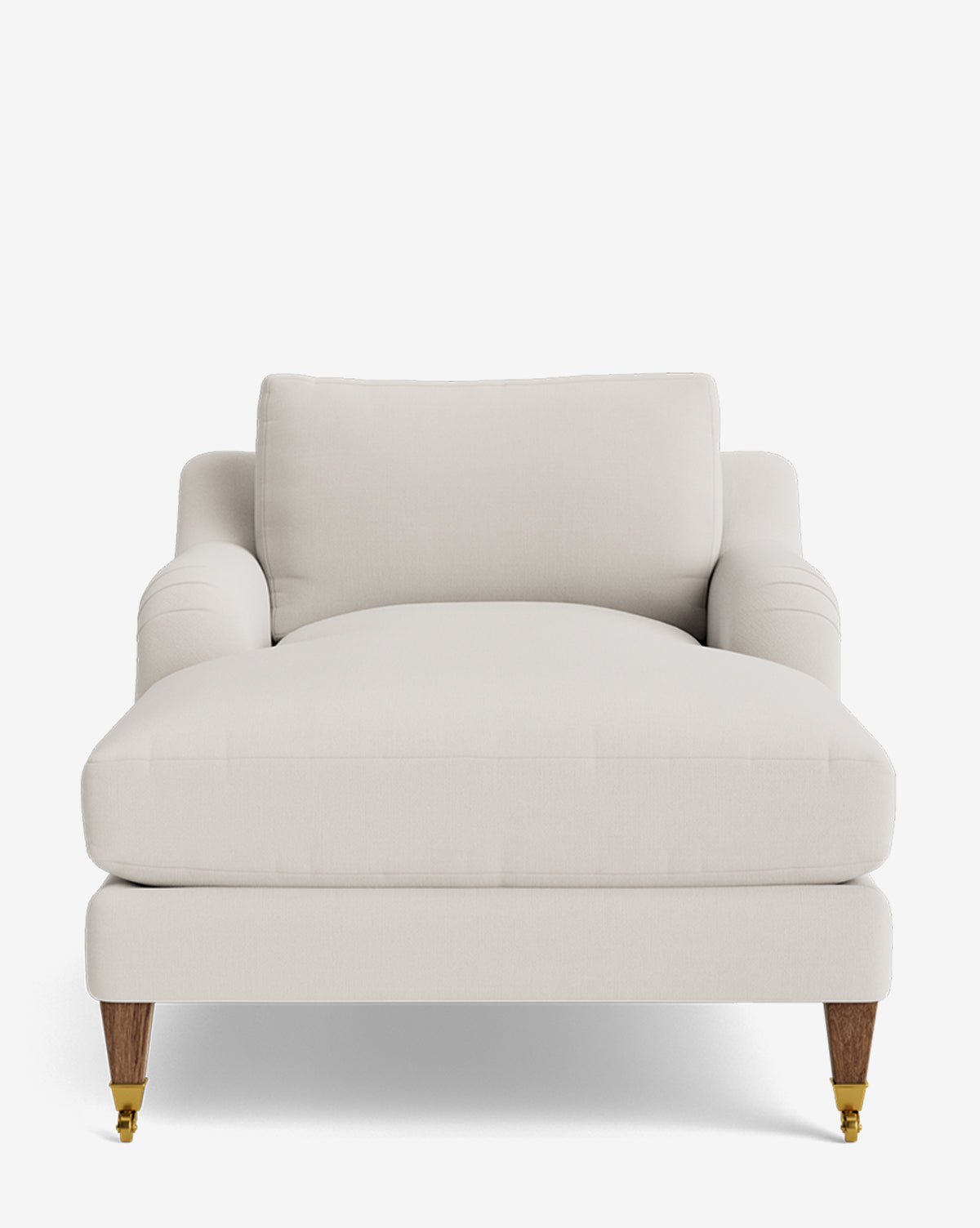 Lucille English Roll Arm Chaise Lounge