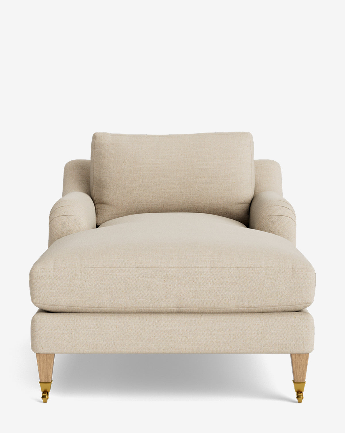 Lucille English Roll Arm Chaise Lounge