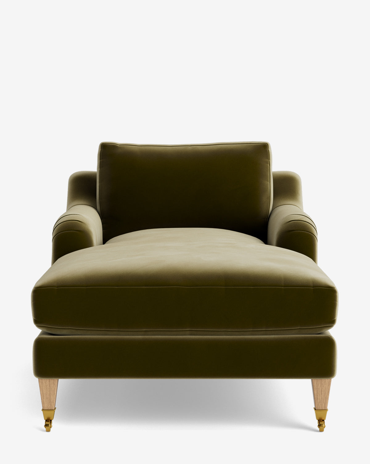 Lucille English Roll Arm Chaise Lounge