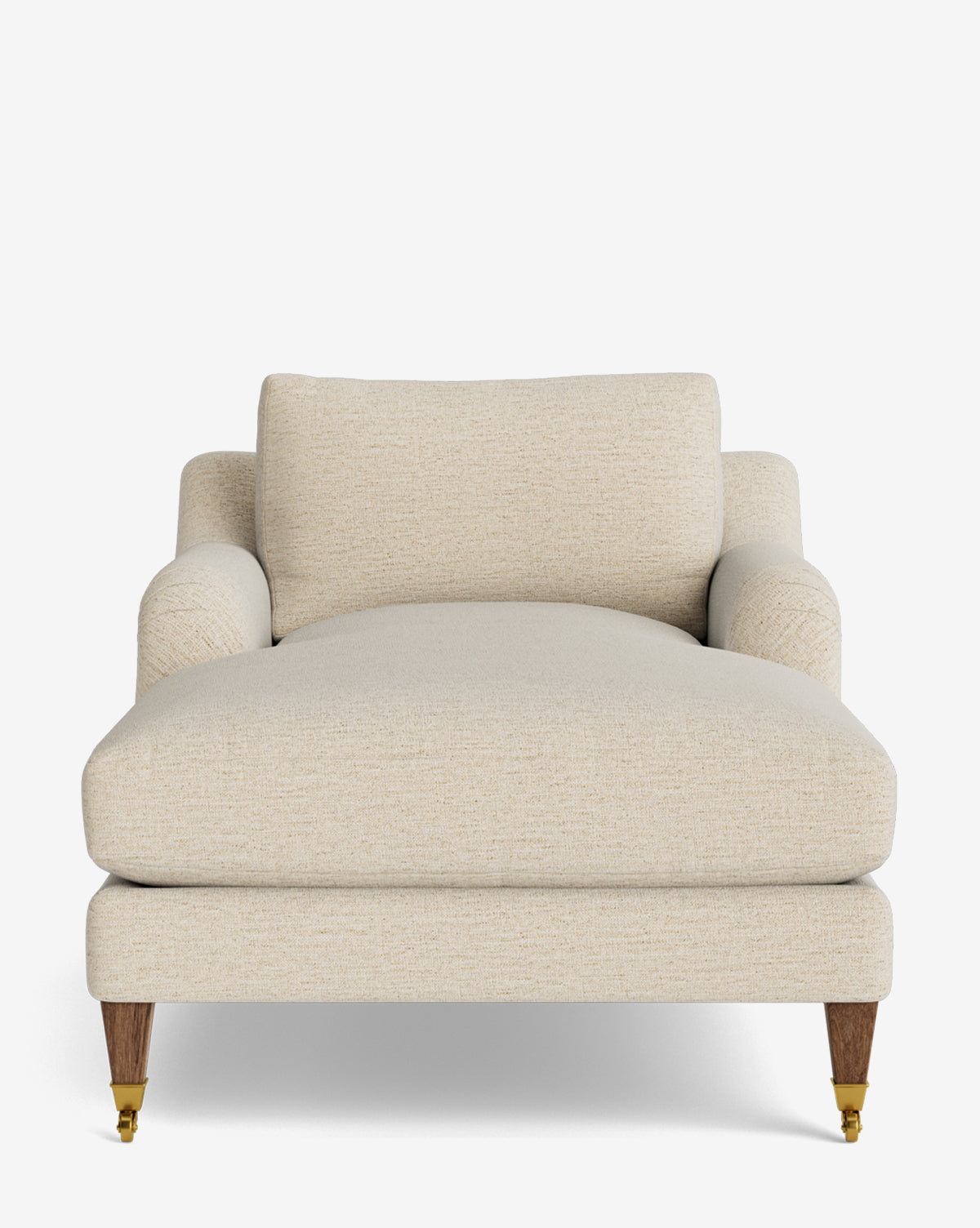Lucille English Roll Arm Chaise Lounge