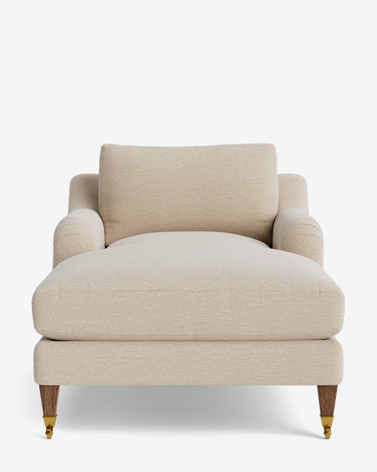 Lucille English Roll Arm Chaise Lounge