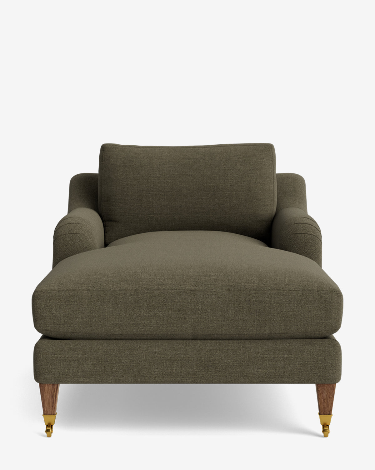 Lucille English Roll Arm Chaise Lounge