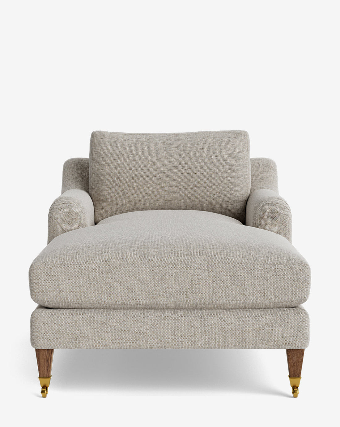 Lucille English Roll Arm Chaise Lounge