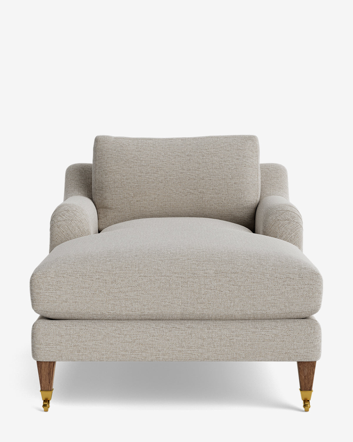 Lucille English Roll Arm Chaise Lounge