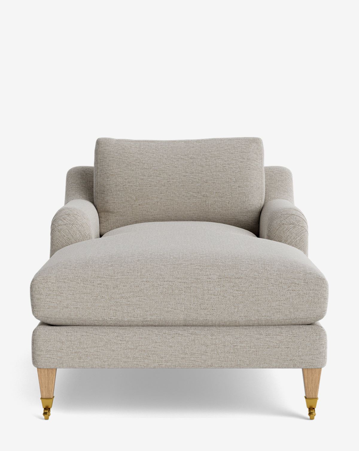 Lucille English Roll Arm Chaise Lounge