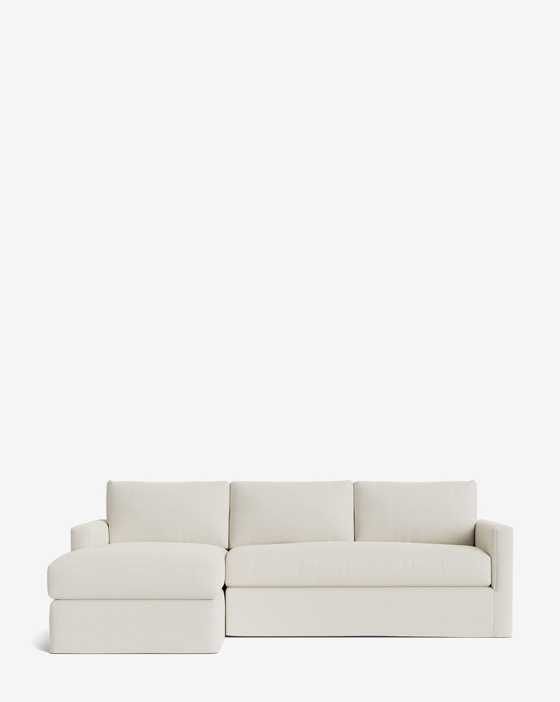 Macy Slipcover Chaise Sectional 101"