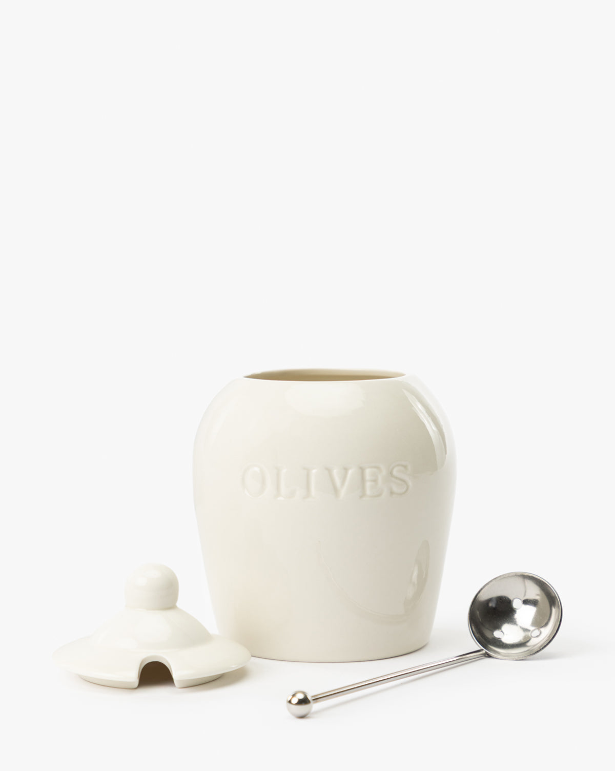 Olive Stoneware Jar