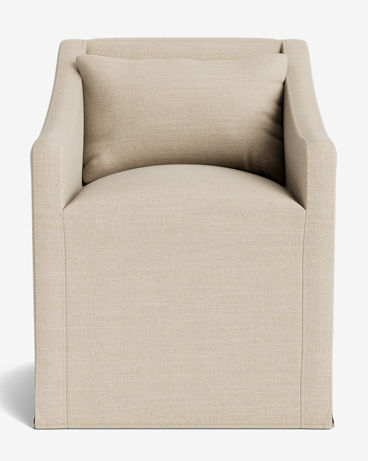 Olivier Slipcover Dining Arm Chair