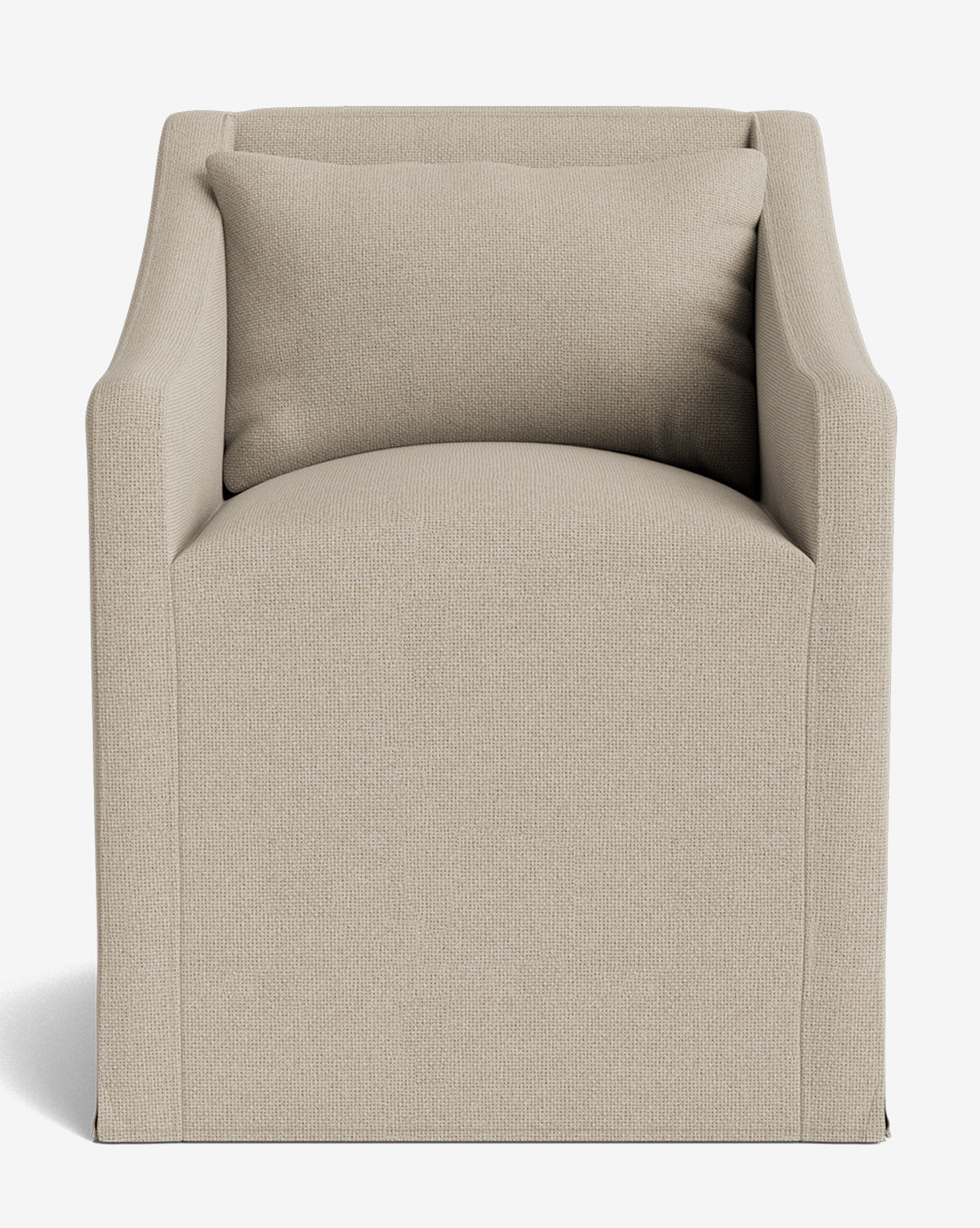 Olivier Slipcover Dining Arm Chair