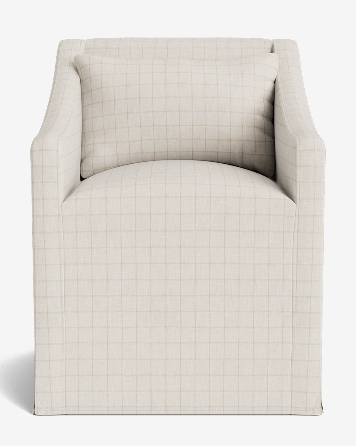 Olivier Slipcover Dining Arm Chair