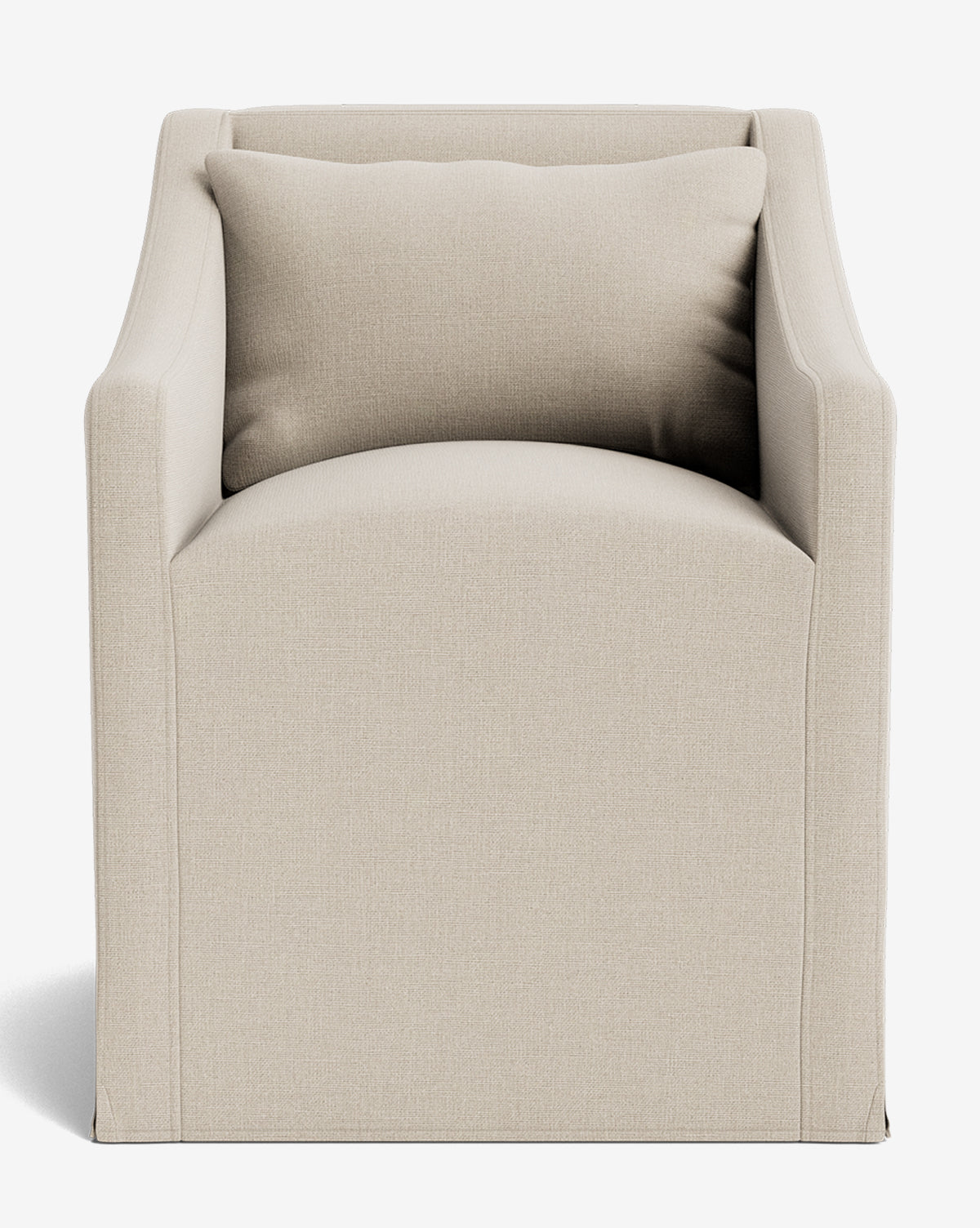Olivier Slipcover Dining Arm Chair
