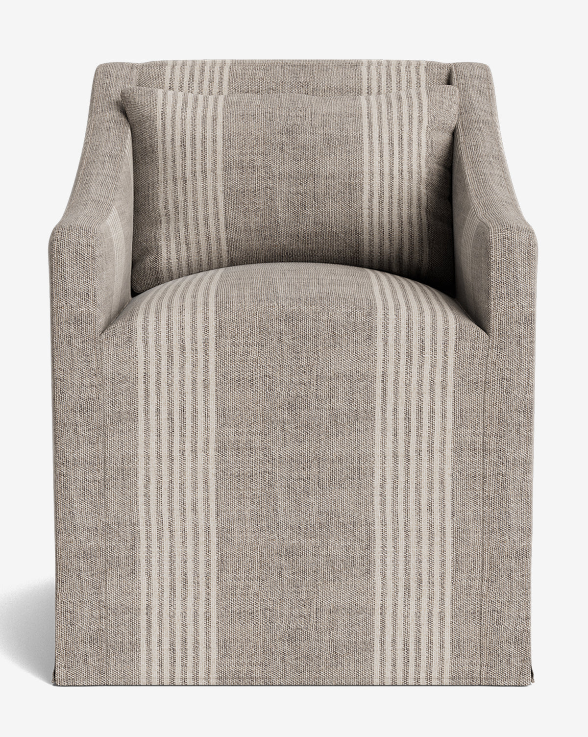 Olivier Slipcover Dining Arm Chair