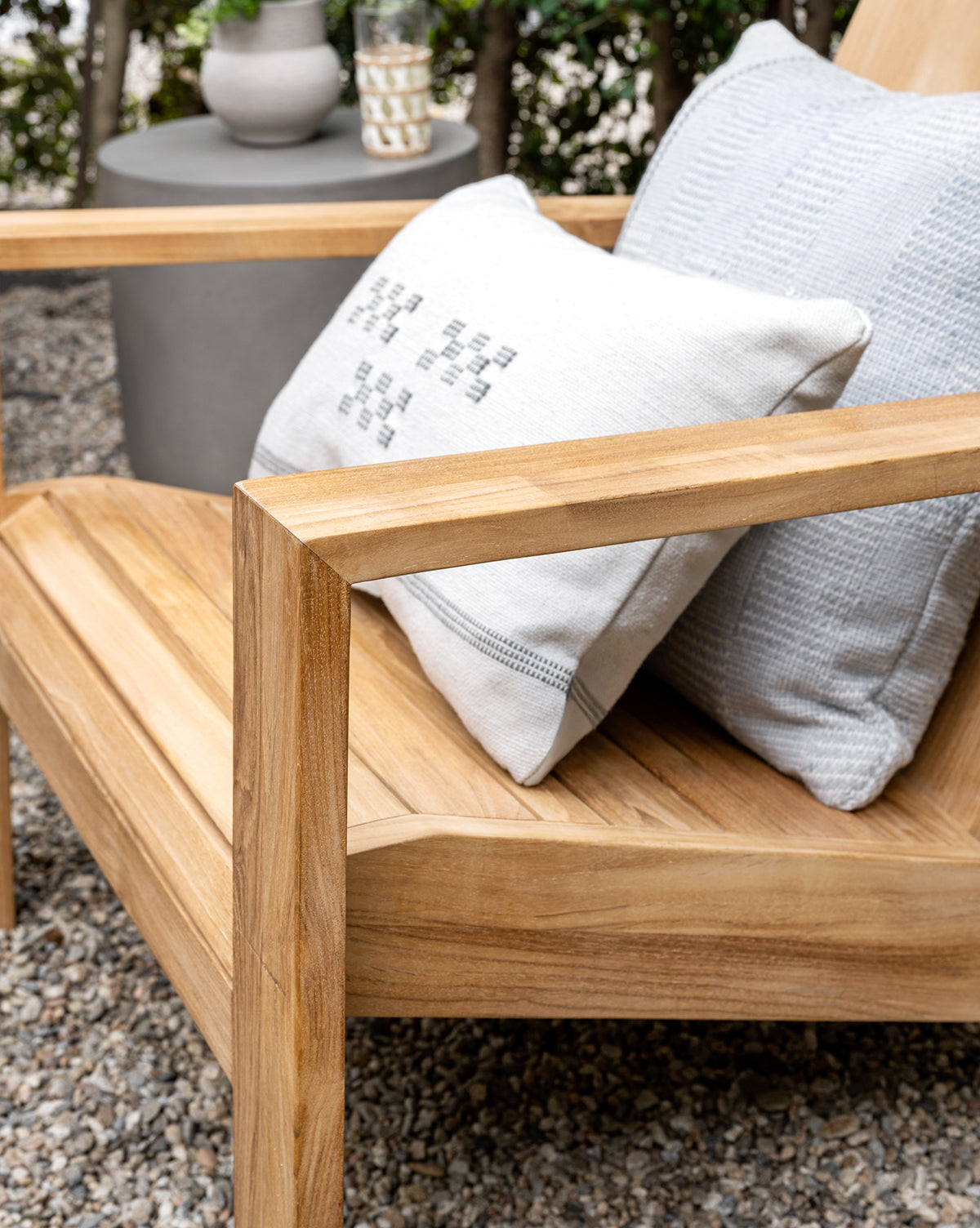 Triby Teak Outdoor Lounge Chair