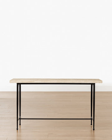 Travertine Console