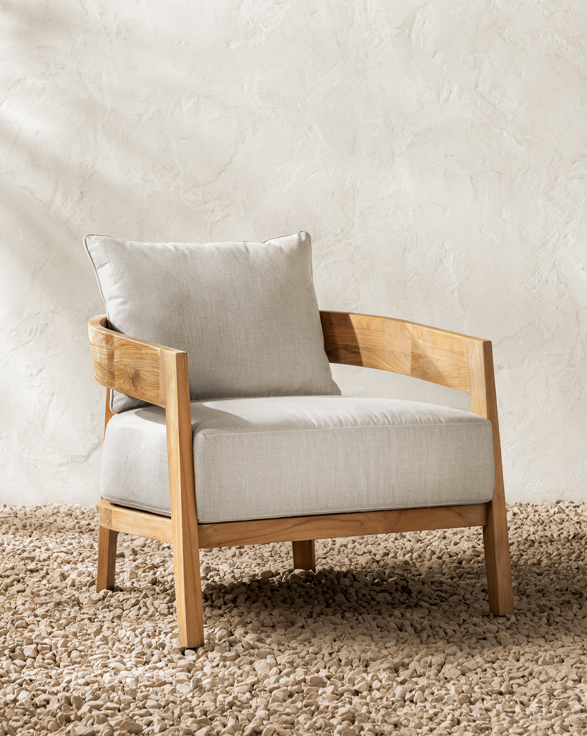 Vento Teak Outdoor Lounge Chair