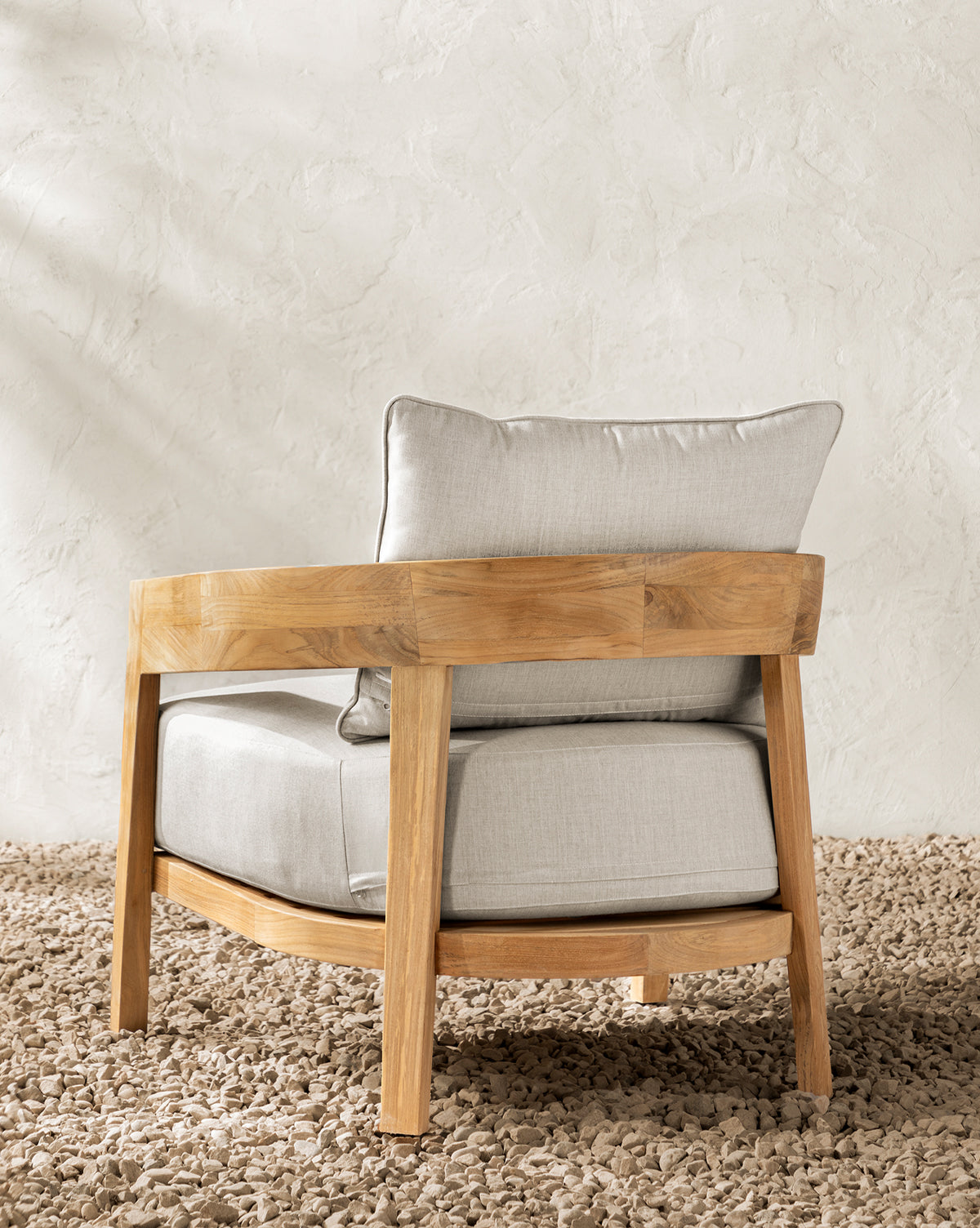 Vento Teak Outdoor Lounge Chair