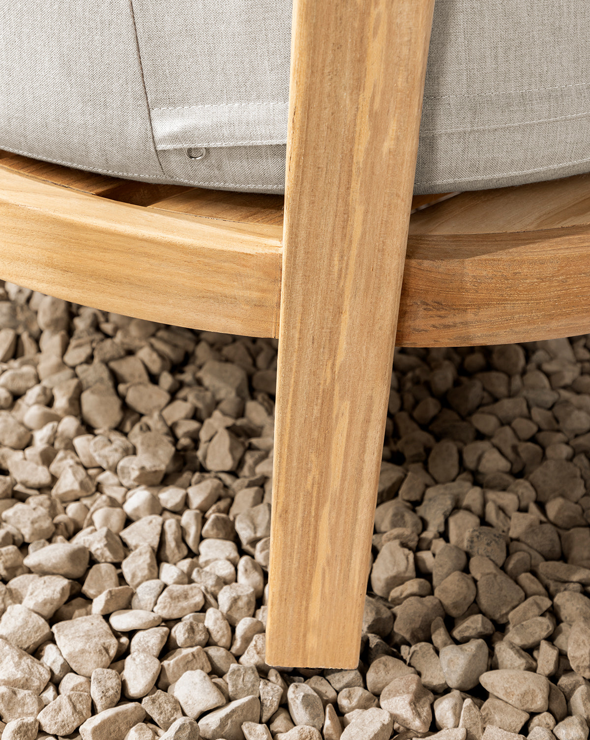 Vento Teak Outdoor Lounge Chair
