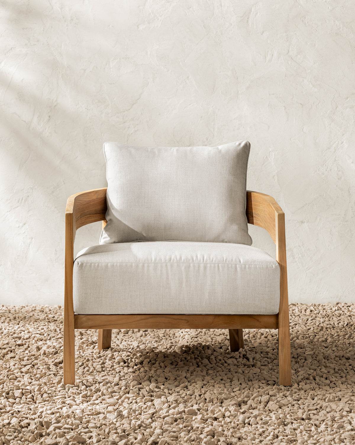 Vento Teak Outdoor Lounge Chair
