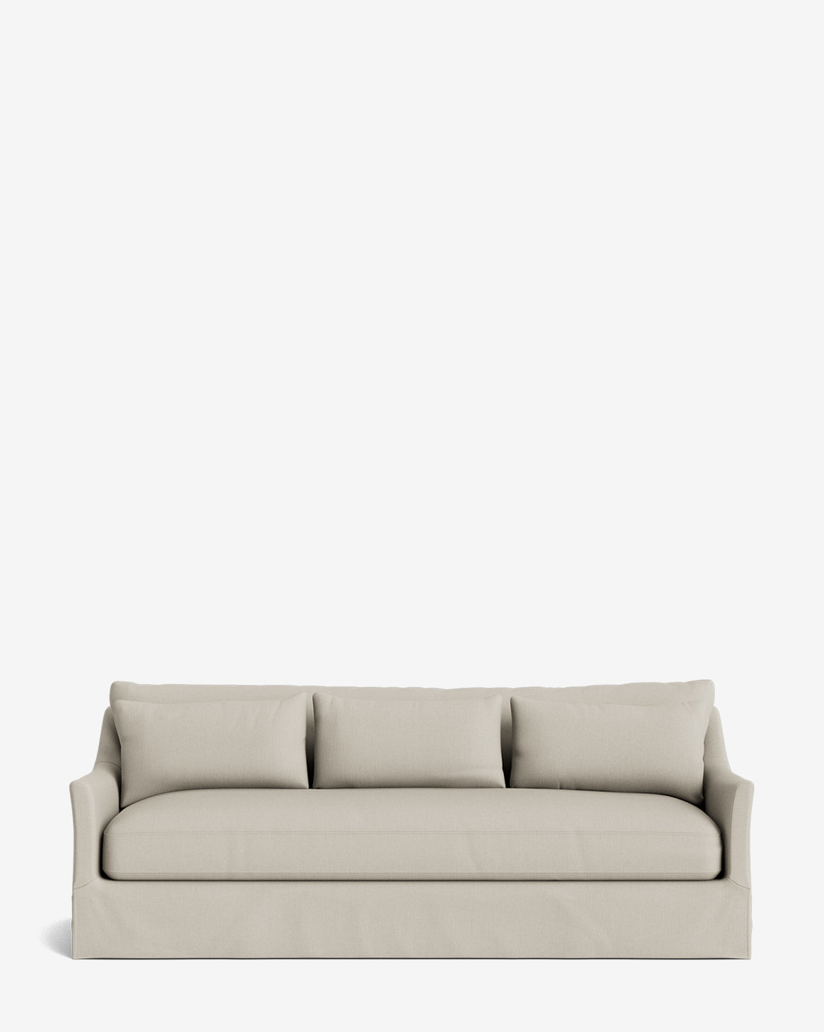Wilhelmina Deep Slipcover Sofa (85"-110")