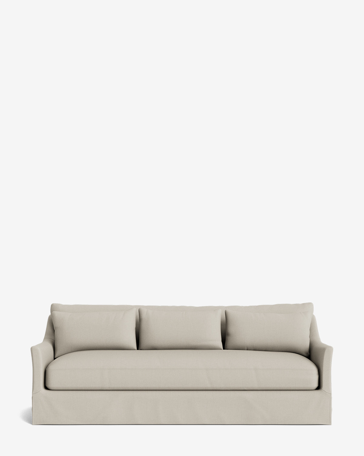 Wilhelmina Deep Slipcover Sofa (85"-110")