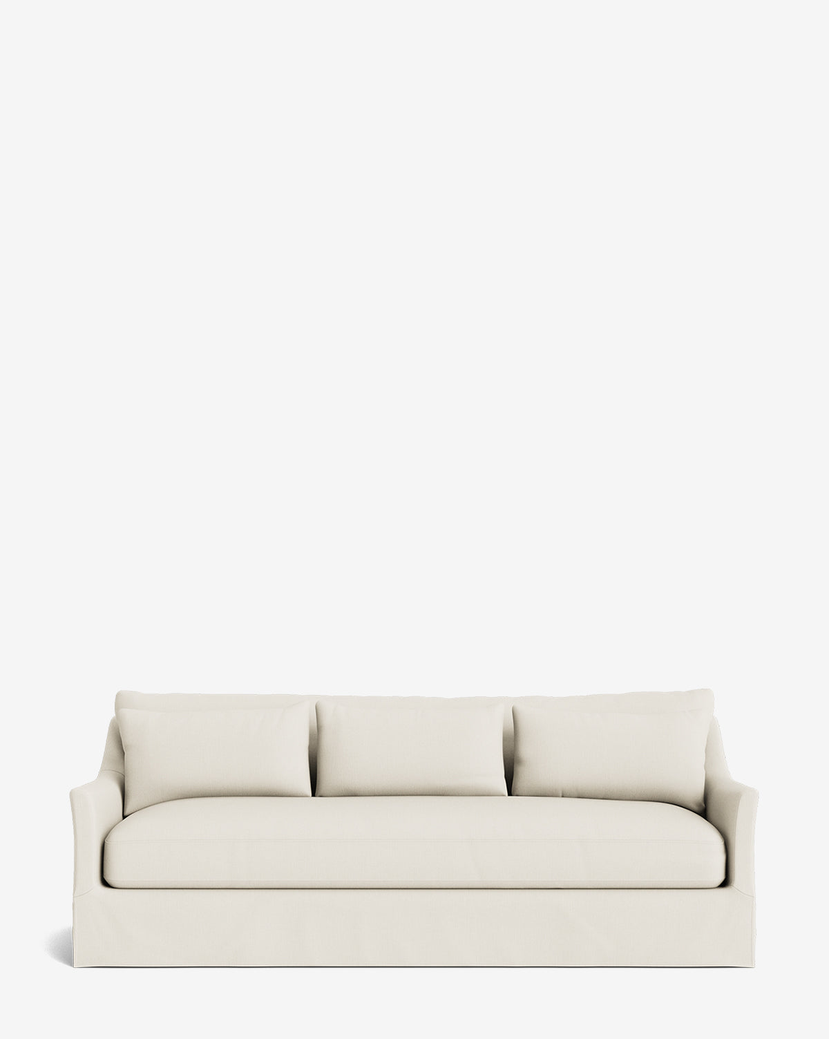 Wilhelmina Deep Slipcover Sofa (85"-110")