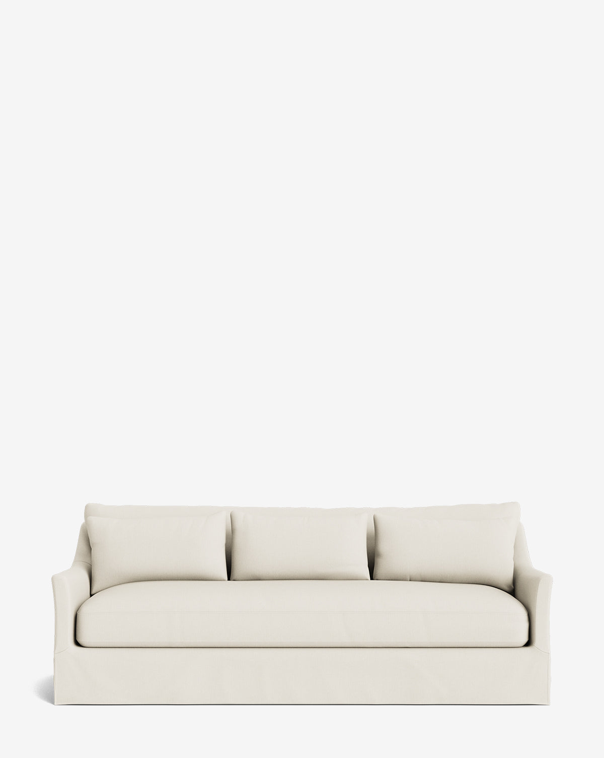 Wilhelmina Deep Slipcover Sofa (85"-110")