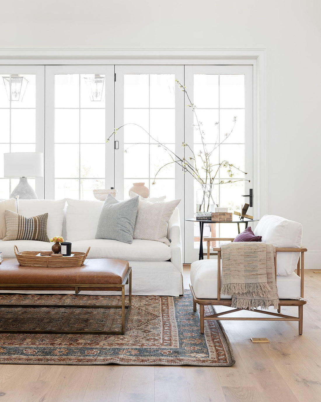 Harlow Leather Coffee Table